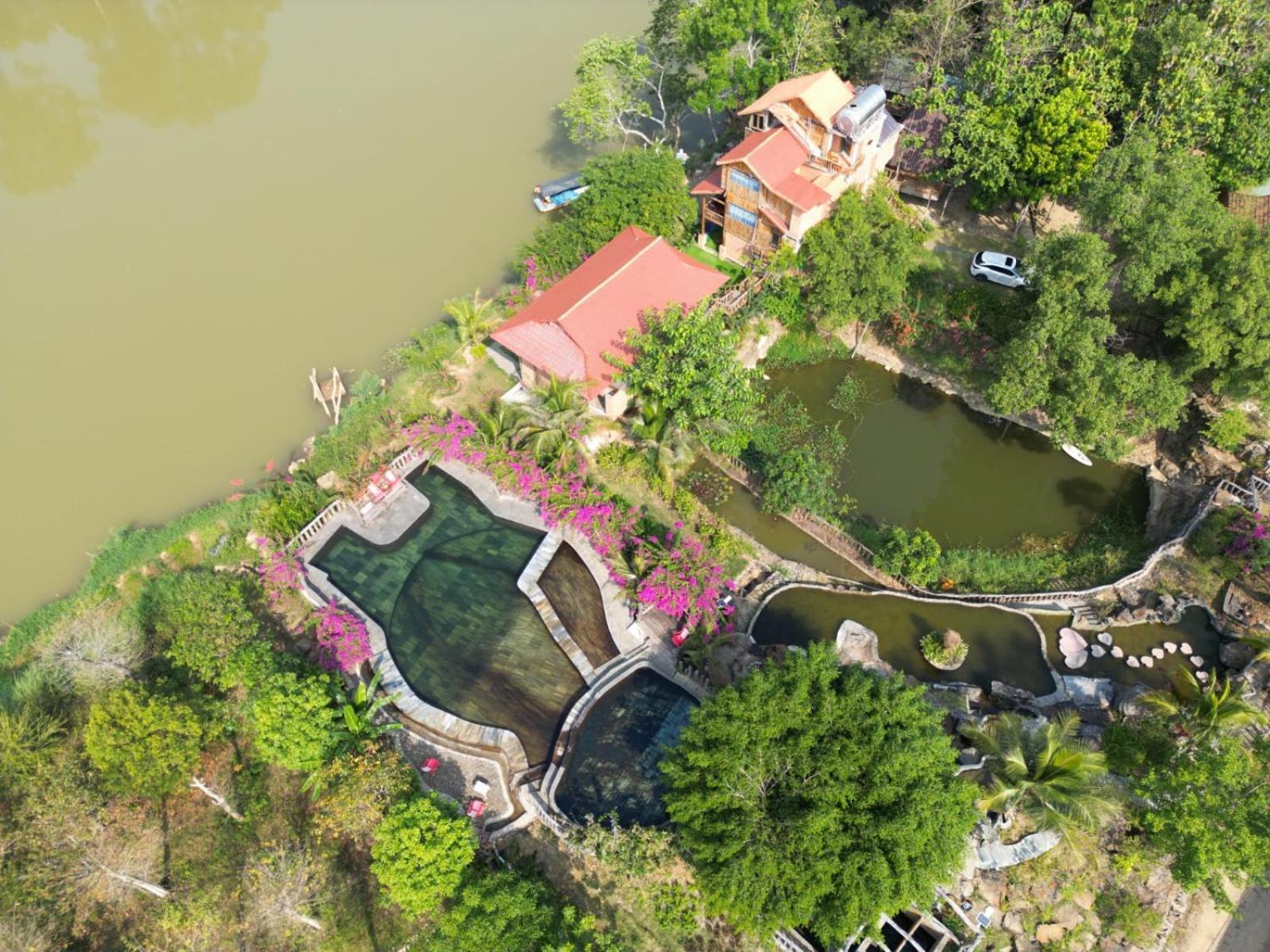 Green Bamboo Lodge Resort Cat Tien Extérieur photo